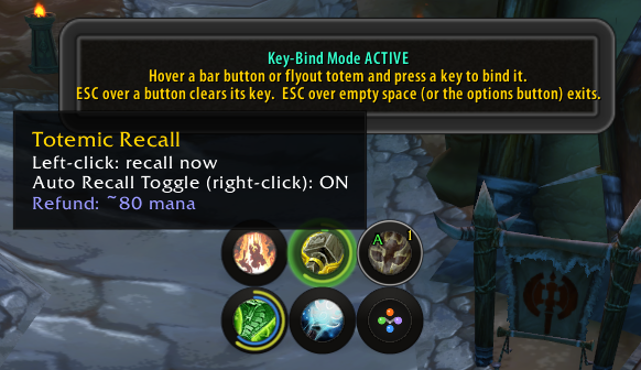 Hover-bind mode with key labels