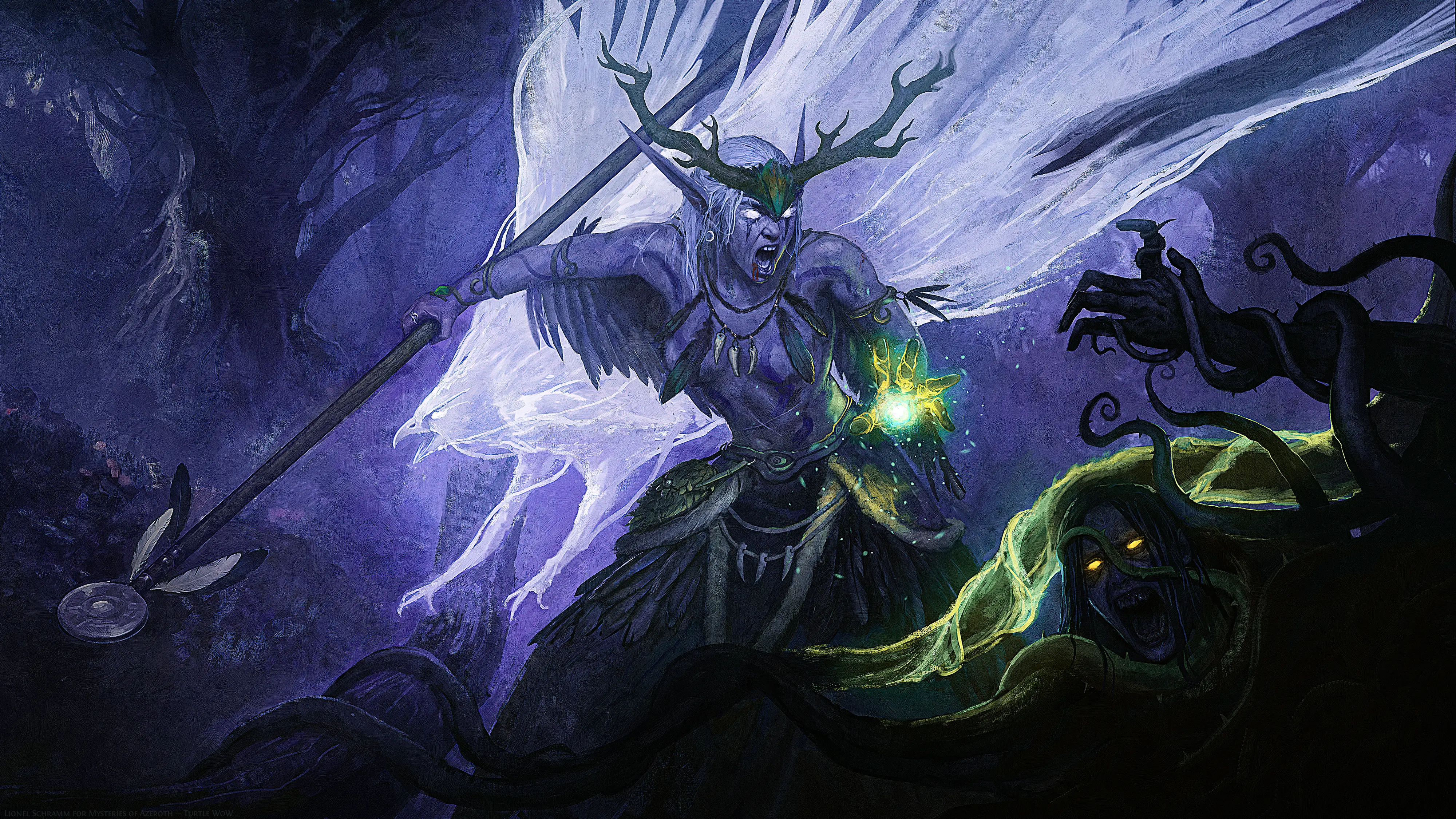 Druid= Tier Illustration